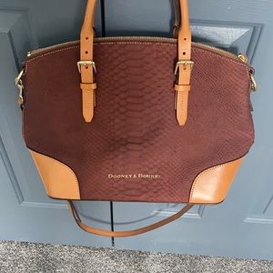 Dooney and Burke Python Domes Satchel